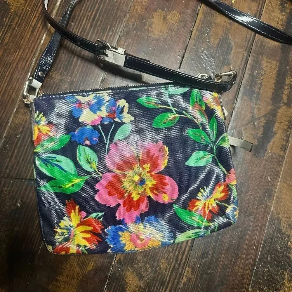 Kate Spade colorful floral roses small crossbody purse
